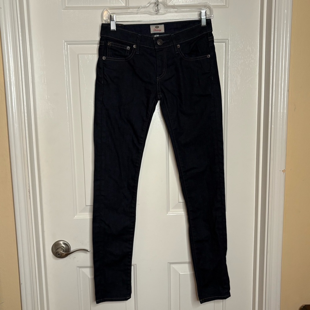 Fossil Skinny Jeans Midnight Dark Wash Sz 25